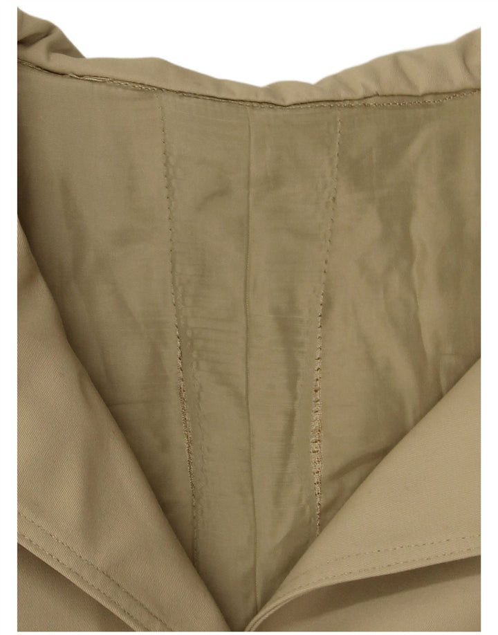 Trench Coat feminino VINTAGE UK 12 médio bege