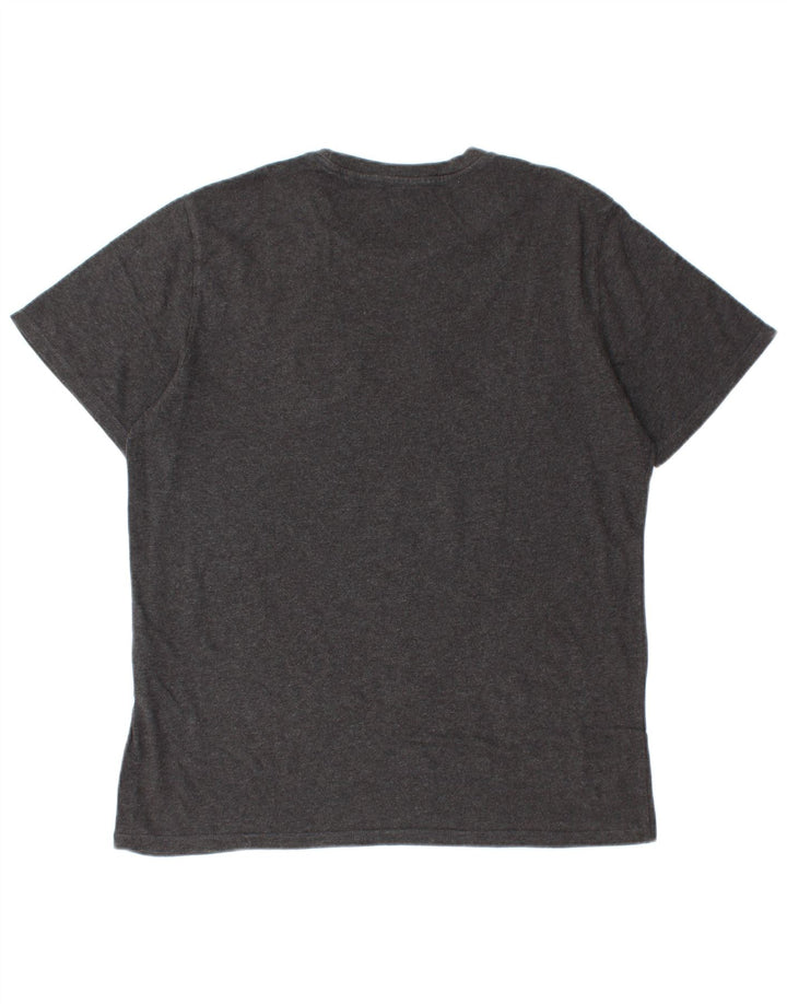 Camiseta gráfica masculina Levi's Top grande de algodão cinza
