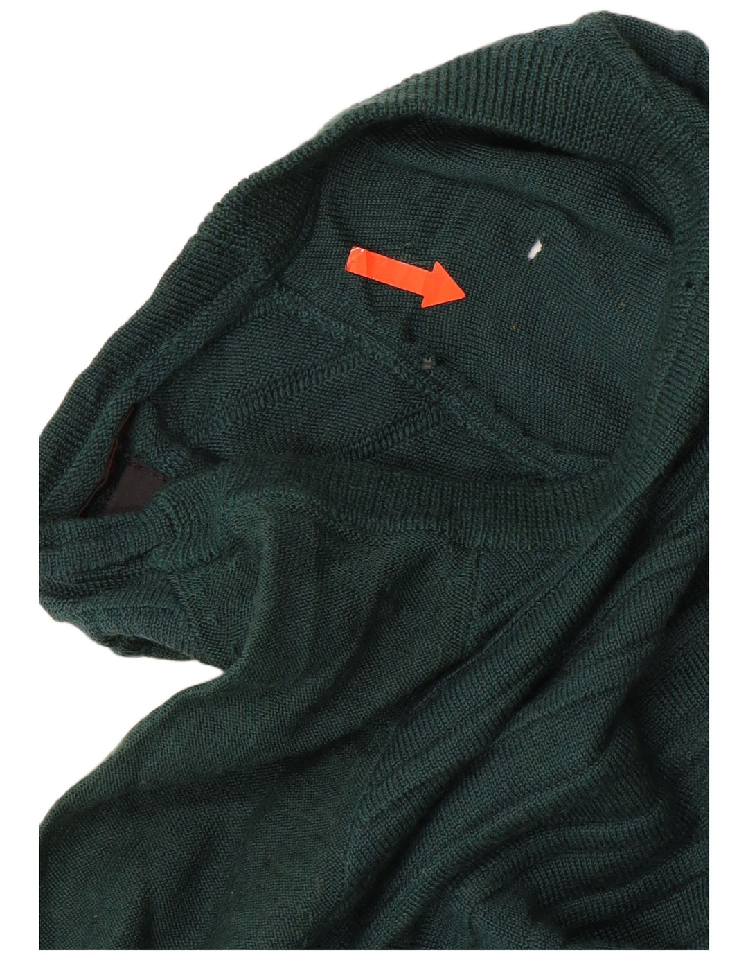 Suéter feminino CARRERA com gola canoa Reino Unido 14 listrado verde médio