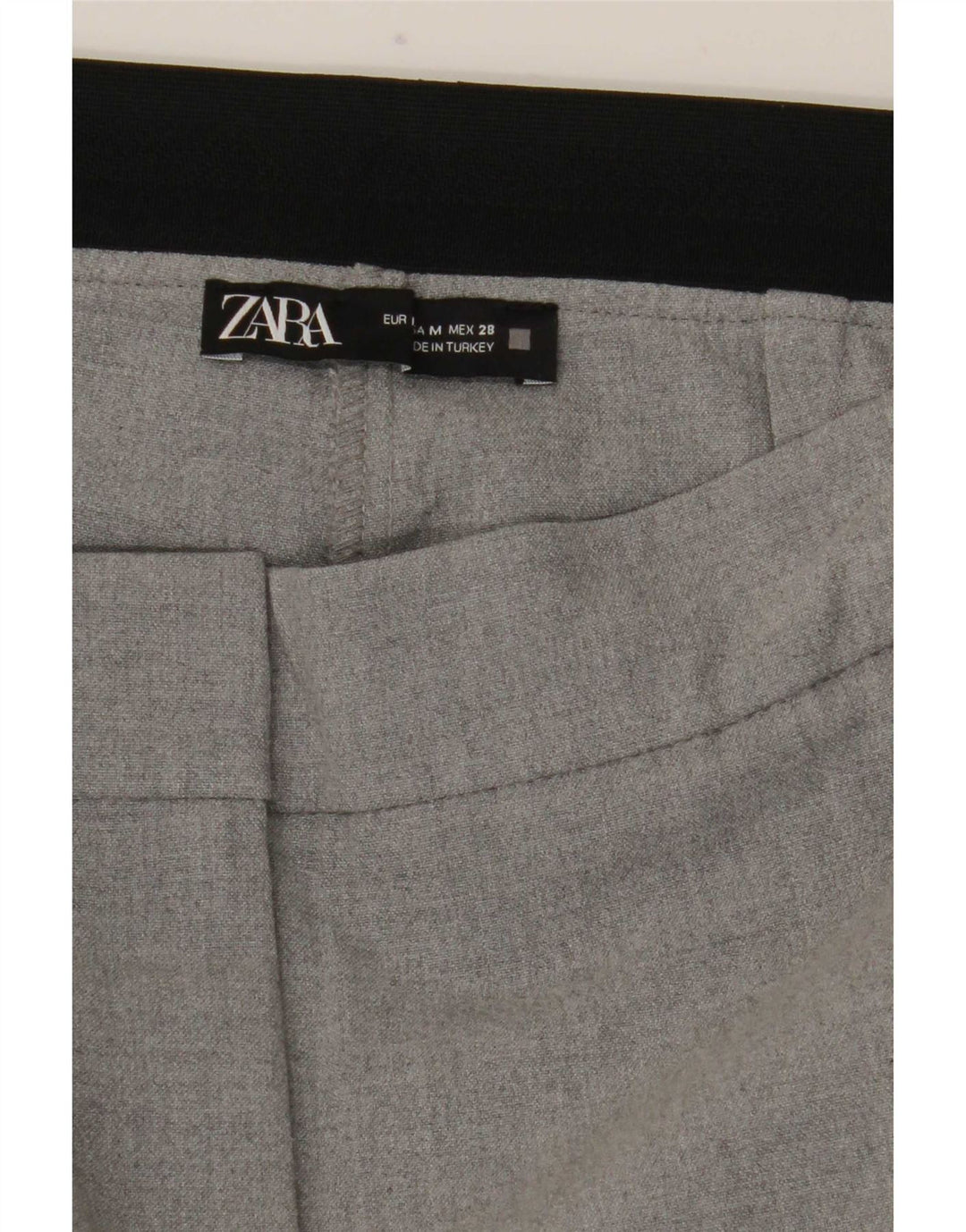 Zara Calça Chino Feminina Slim Médio W28 L27 Cinza