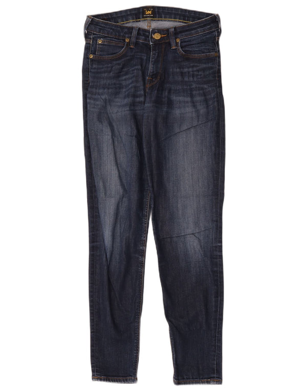 Lee Womens Scarlett Slim Jeans W28 L28 Azul Marinho Algodão
