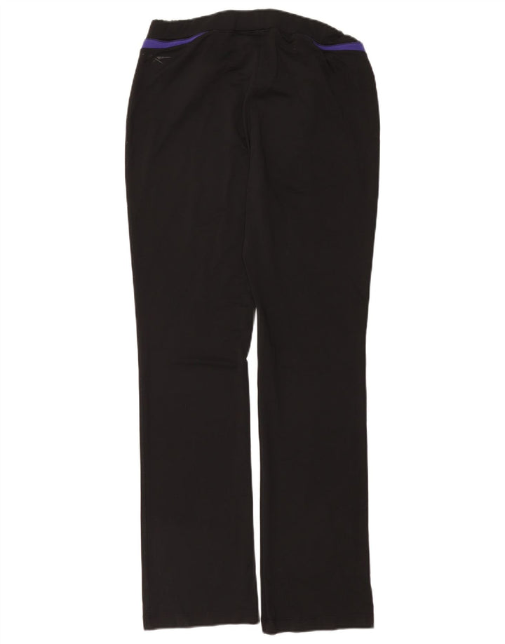 Calça de treino feminina REEBOK UK 14 grande poliéster preto