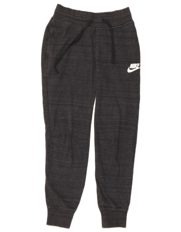 Calça de treino masculina Nike Joggers XS cinza algodão manchado