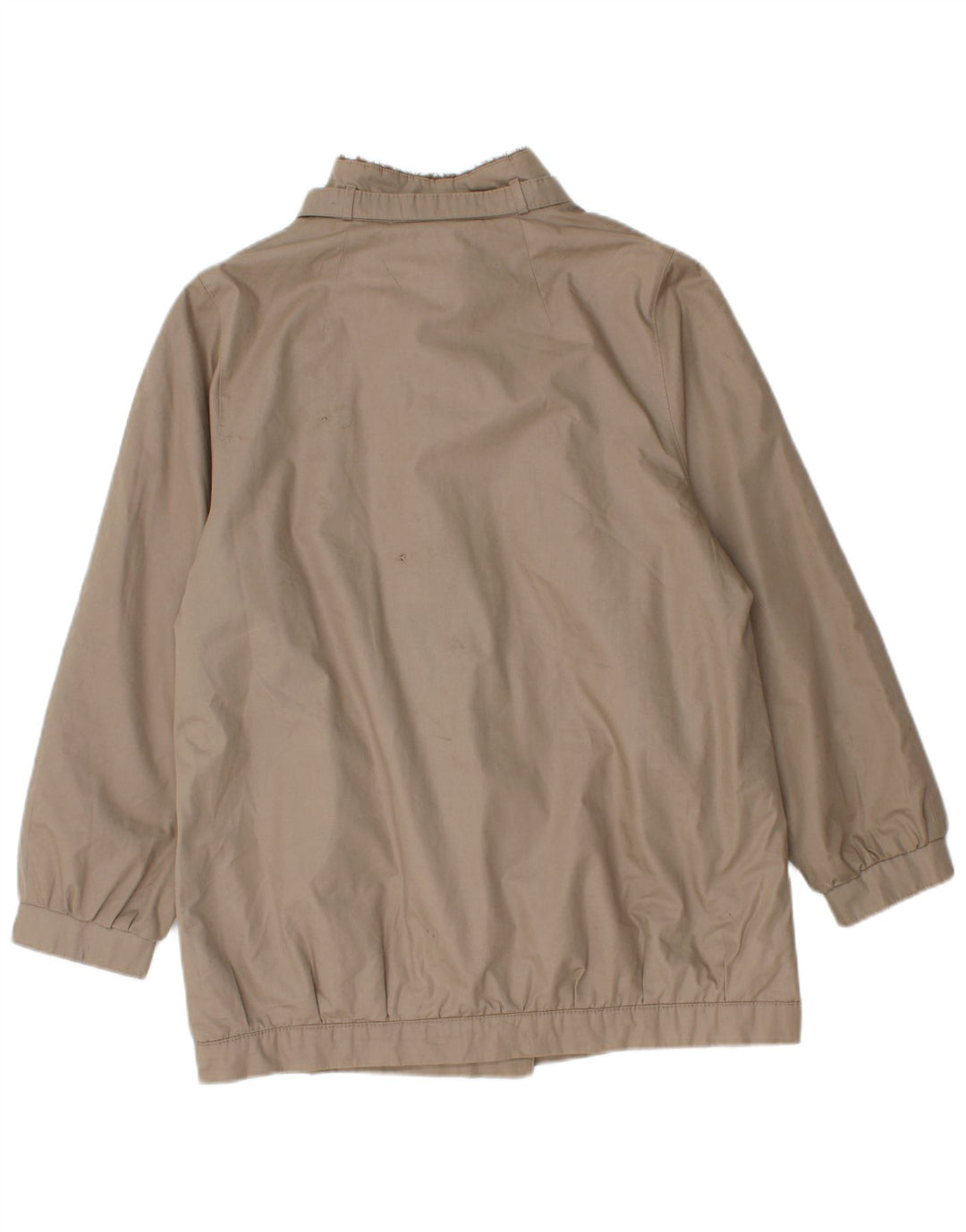 Jaqueta corta-vento Sherpa feminina vintage EU 38 cinza médio