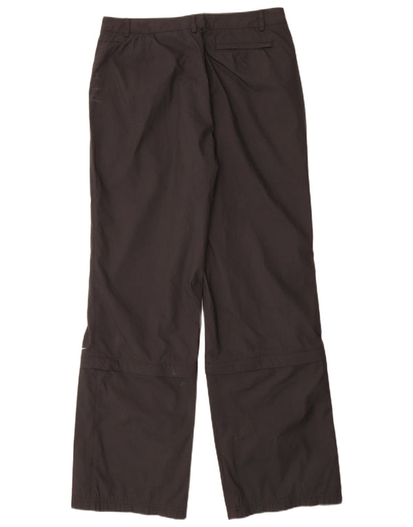 Calça de treino feminina NIKE UK 12 poliéster preto médio