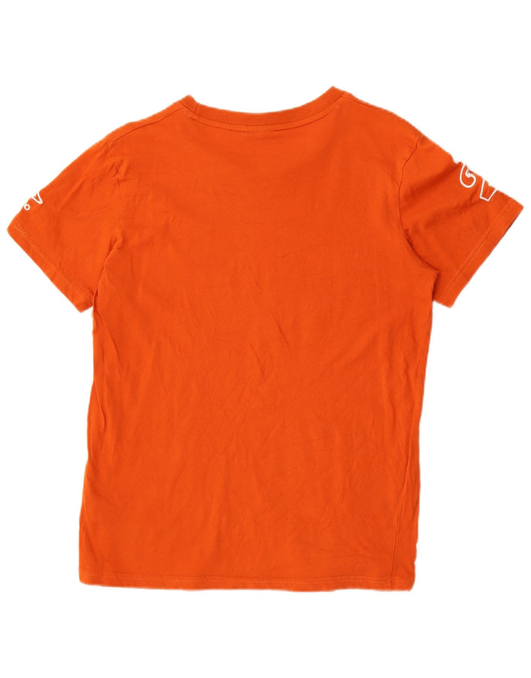 Camiseta masculina gráfica Umbro Top médio algodão laranja
