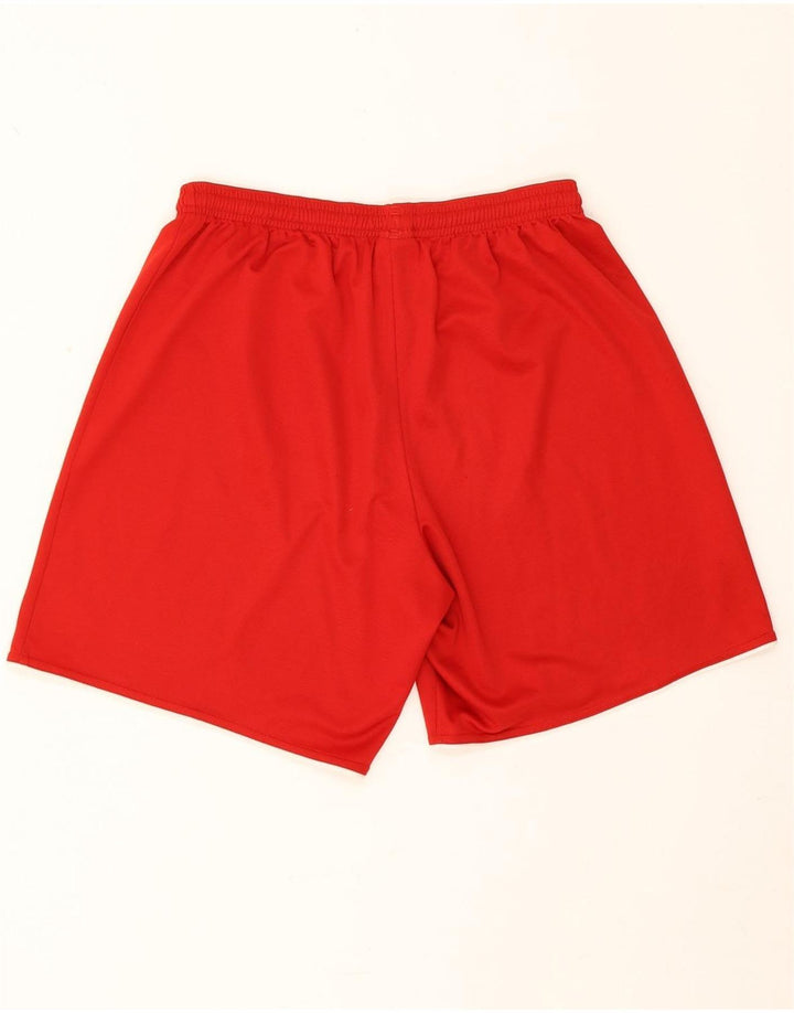 Adidas Mens Climalite Sport Shorts Médio Poliéster Vermelho