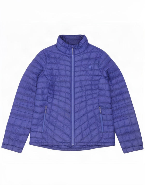 Jaqueta acolchoada feminina The North Face UK 14 nylon azul médio