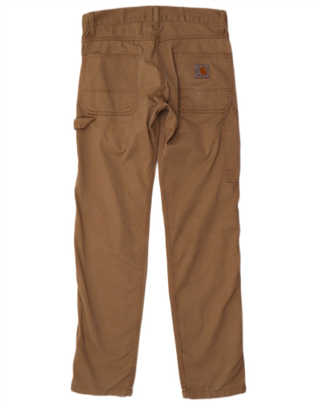 Calça cargo masculina CARHARTT reta W29 L32 poliéster cáqui