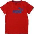 PUMA Boys Graphic T-Shirt Top 9-10 Years Red Cotton Vintage Puma and Second-Hand Puma from Messina Hembry 