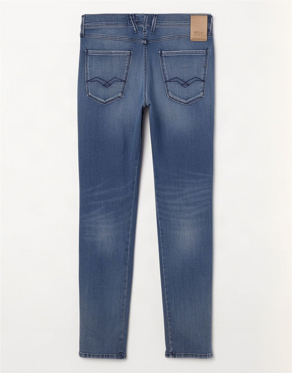 Replay Mens Anbass Slim Jeans W36 L34 Azul