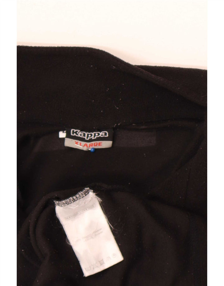 Jaqueta de lã masculina Kappa UK 42 XL poliéster preto