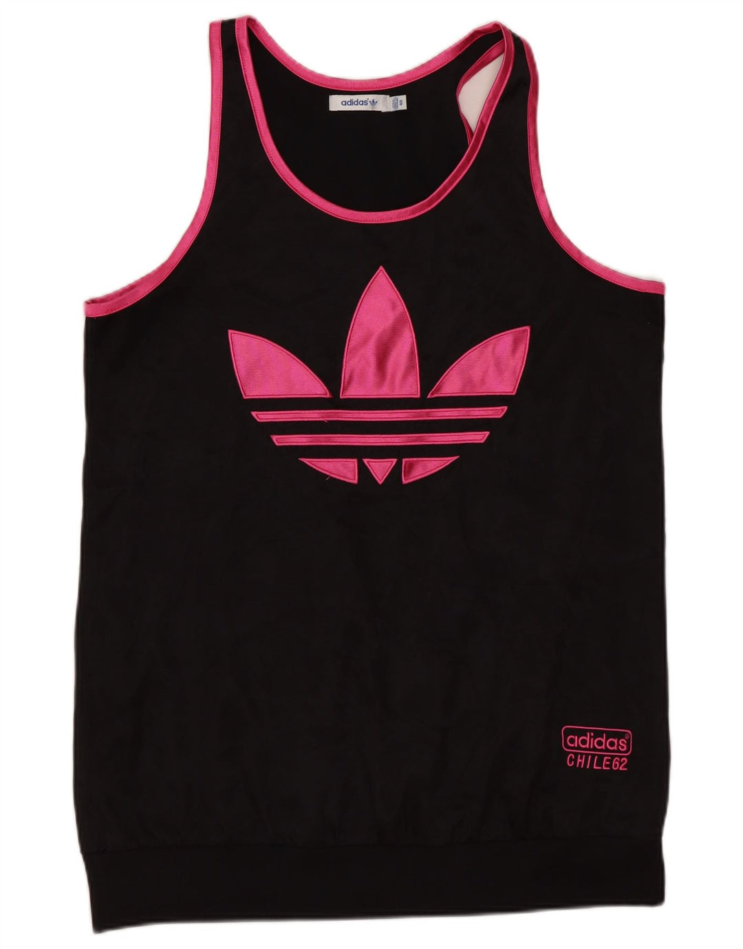 Adidas Womens Graphic Vest Top EU 40 Médio Preto Poliéster