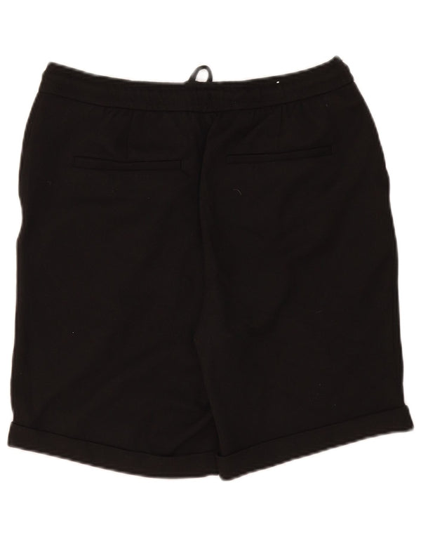 Zara Mens Sport Shorts Médio Preto Poliéster