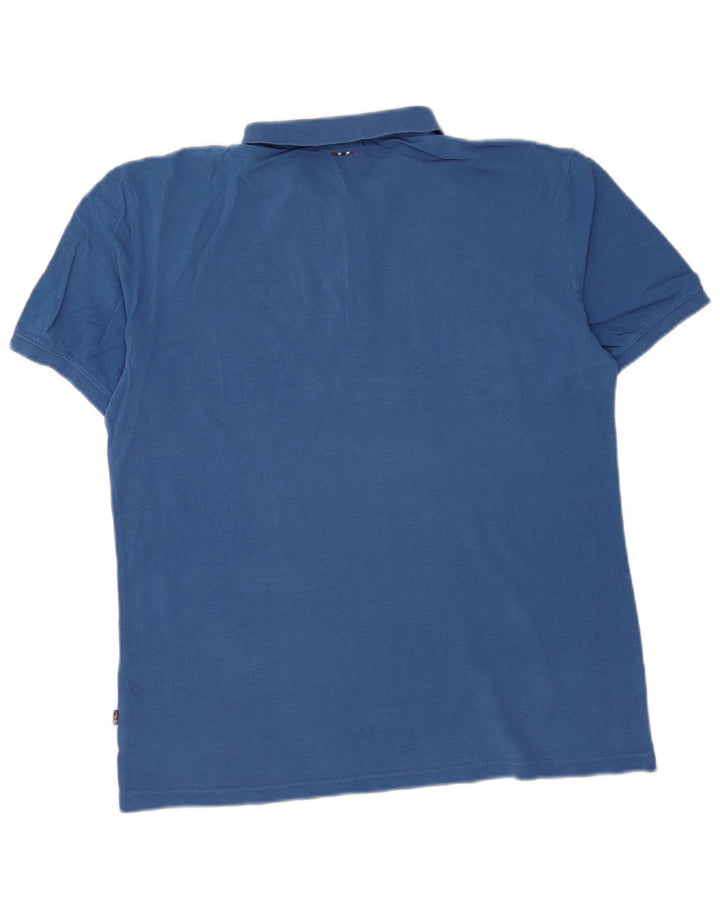 Camisa polo masculina Napapijri grande azul