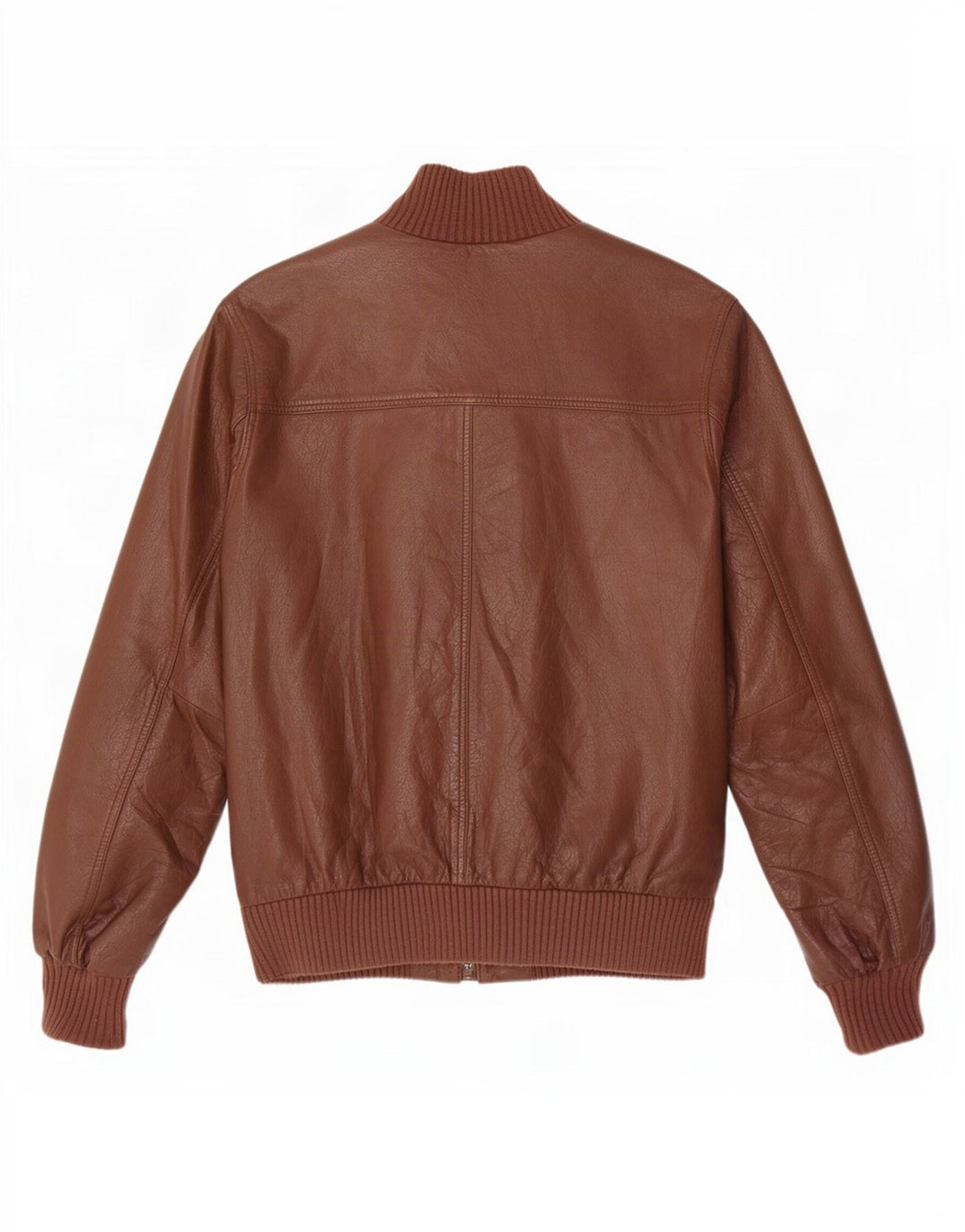 Jaqueta masculina de couro Timberland Bomber UK 38 marrom médio