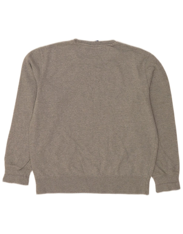 Champion feminino moletom jumper UK 18 XL cinza algodão