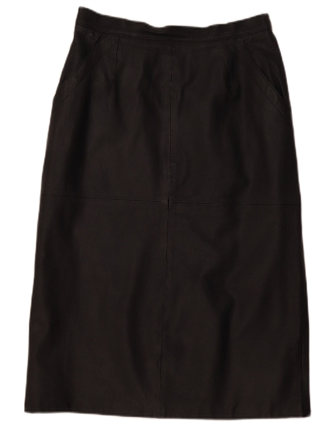 Saia reta feminina vintage EU 40 médio W30 preta