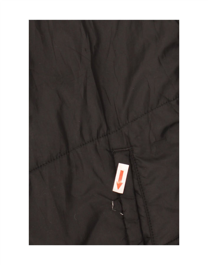 Jaqueta acolchoada feminina Puma UK 14 grande preta