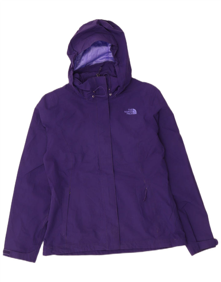 Jaqueta de chuva feminina com capuz Hyvent THE NORTH FACE Reino Unido 14 nylon roxo médio
