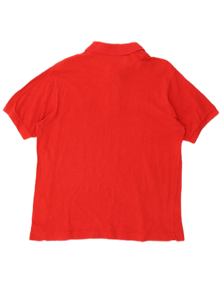 Camisa polo masculina Lacoste tamanho 5 grande vermelha