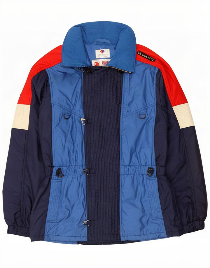 Jaqueta de esqui masculina Descente IT 56 3XL Azul marinho Colourblock Poliéster