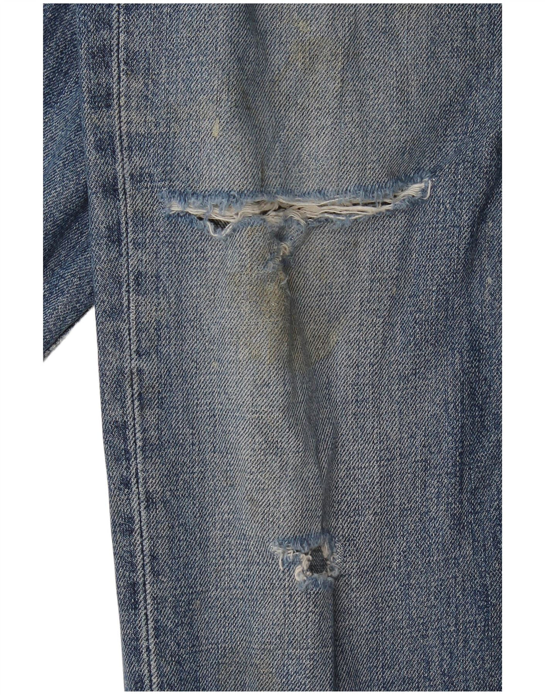 Calça Jeans Carhartt Feminina Texas Distressed Slim W30 L32 Azul Algodão