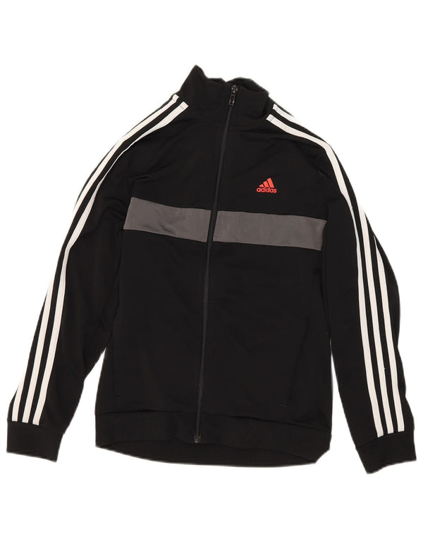 Jaqueta Adidas Meninos Treino Top 11-12 Anos Preto Colorblock