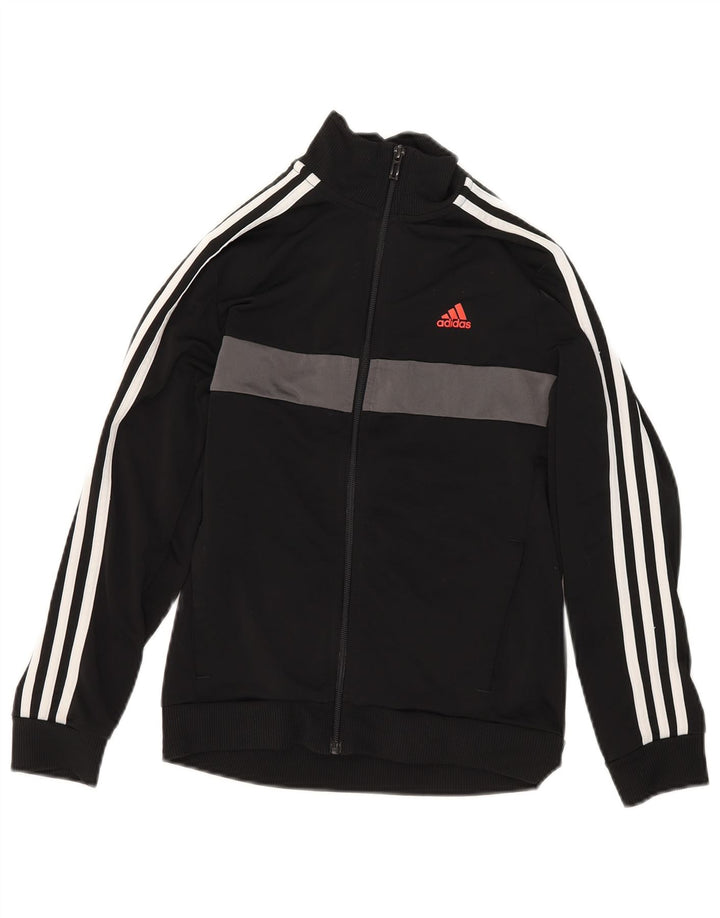 Jaqueta Adidas Meninos Treino Top 11-12 Anos Preto Colorblock