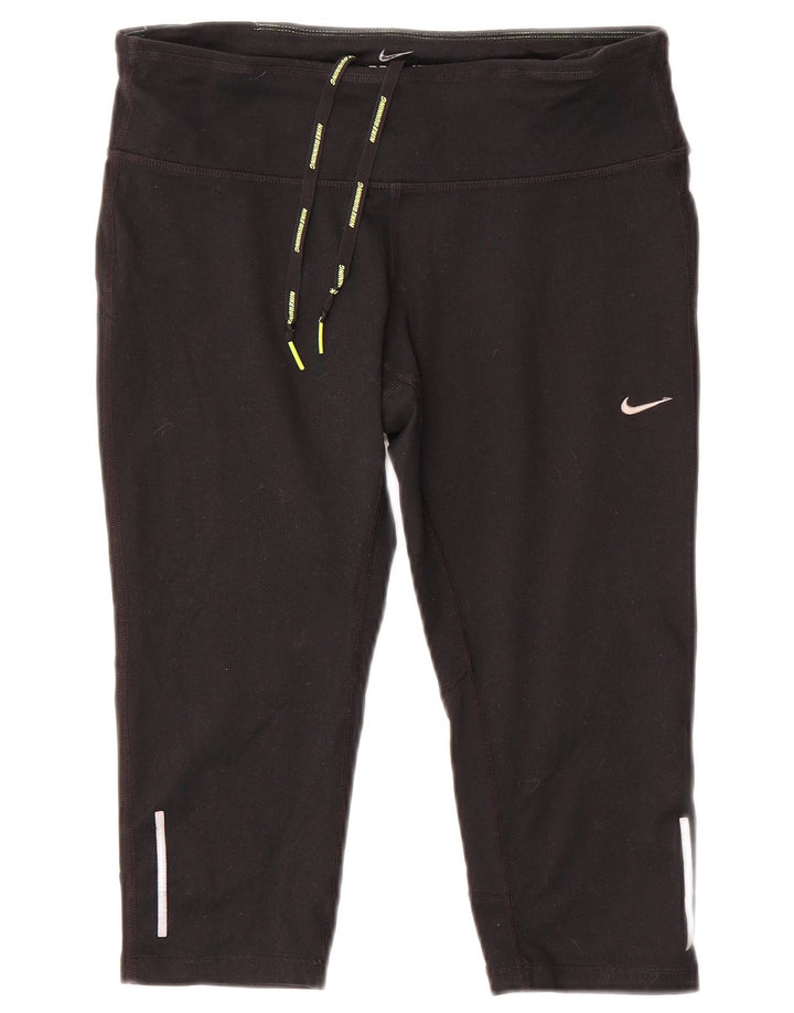 Leggings Nike Dri Fit Capri UK 14 Médio Preto