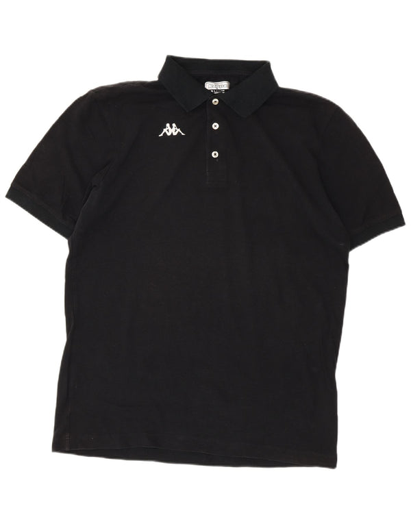 Camisa polo masculina KAPPA XL algodão preto