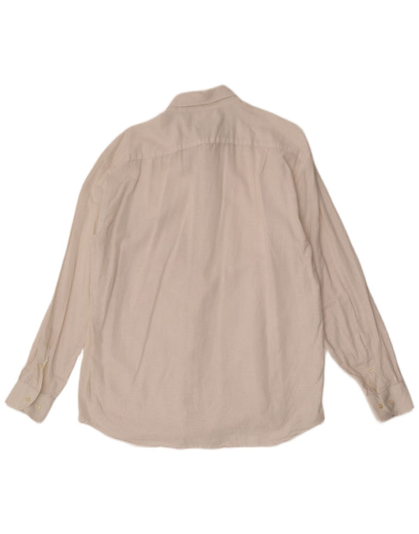 Camisa masculina ROCCOBAROCCO tamanho 44 17 1/2 XL branca