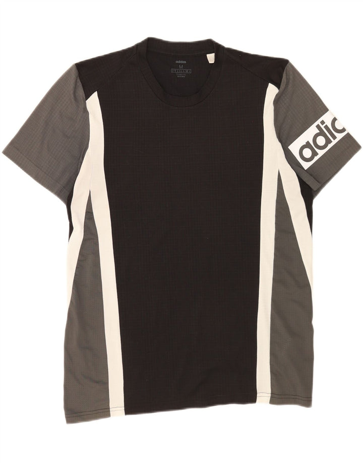 Camiseta Adidas Masculina Climalite Graphic Top Médio Multicolorido Colorblock