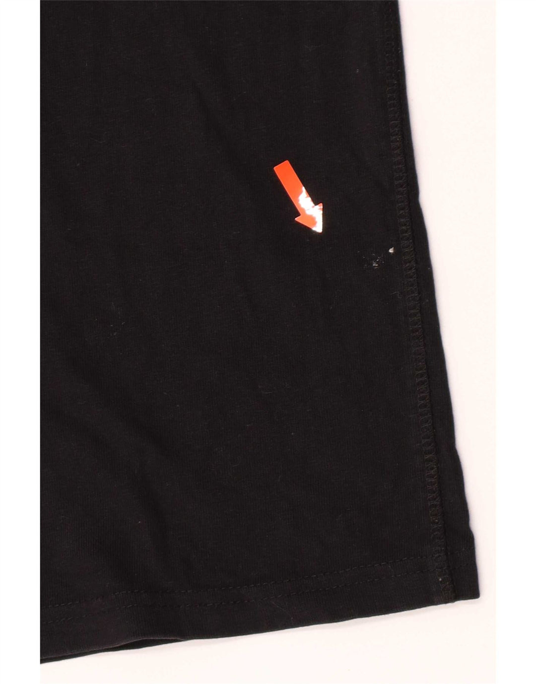 Camiseta gráfica masculina Superdry Top médio algodão preto