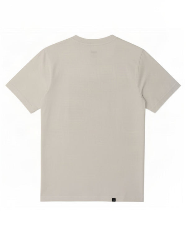Puma Mens Graphic T-Shirt Top Pequeno Algodão Branco