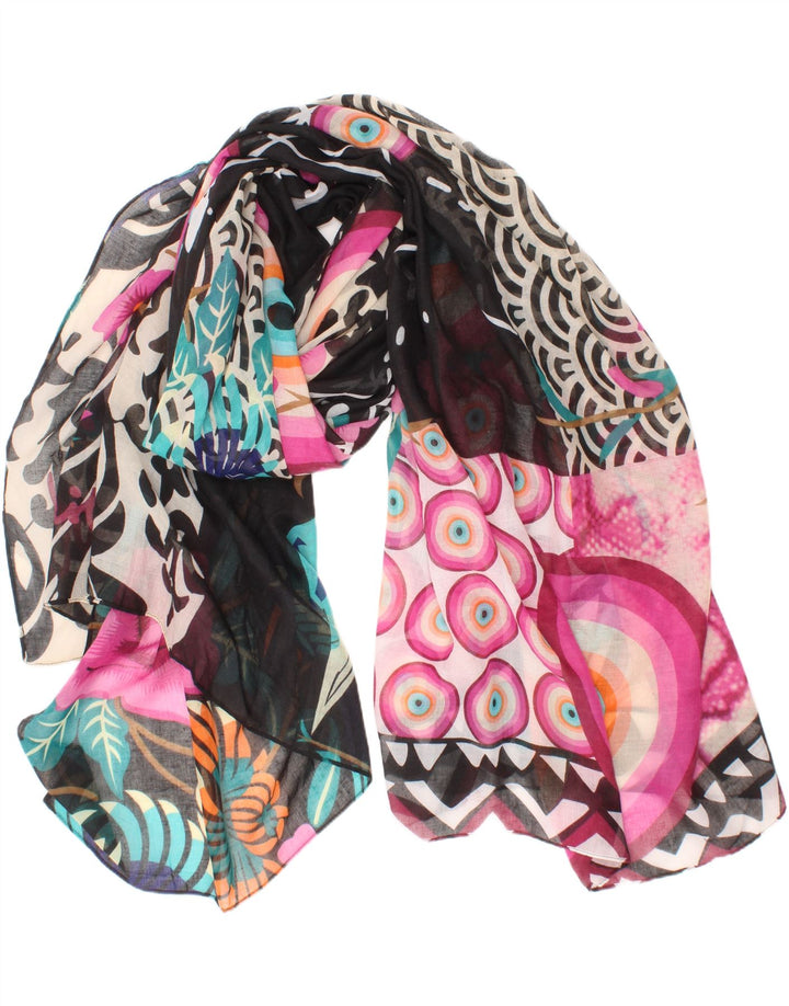 Desigual Lenço Retângulo Feminino Gráfico Tamanho Único Multicolorido Boêmio