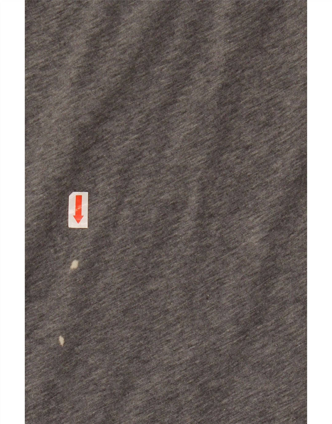 Camiseta gráfica feminina MOSCHINO Top IT 42 algodão manchado cinza médio