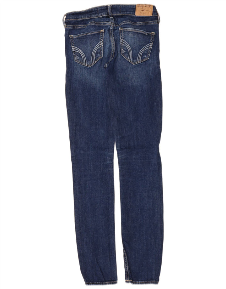 Calça jeans skinny feminina HOLLISTER EUA 0 XS W24 L31 algodão azul