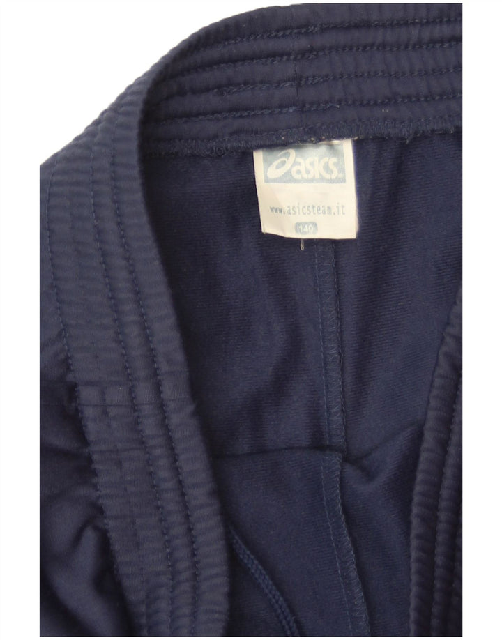 Calças de treino Asics Boys 9-10 anos azul marinho poliéster