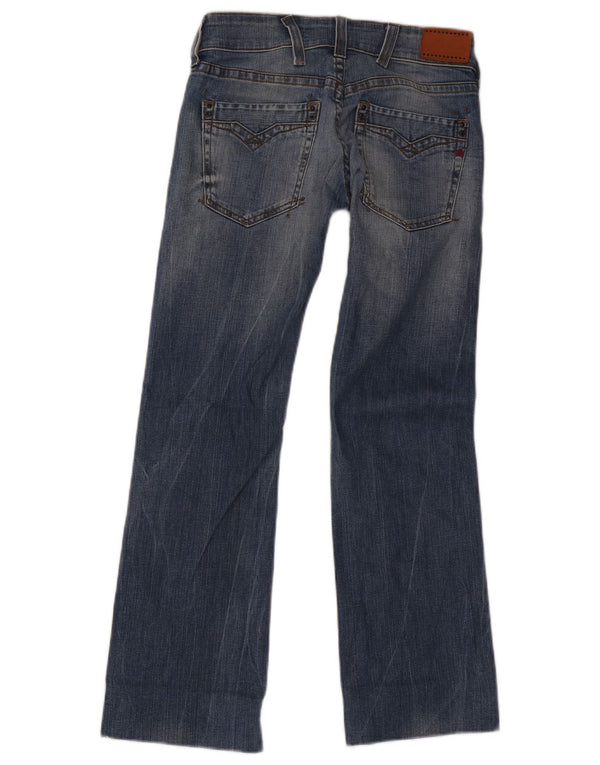 Jeans feminino Replay Rabbler Bootcut W25 L32 azul algodão