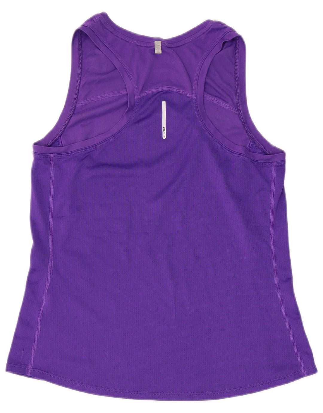 NIKE Womens Dri Fit Vest Top UK 12 Médio Roxo