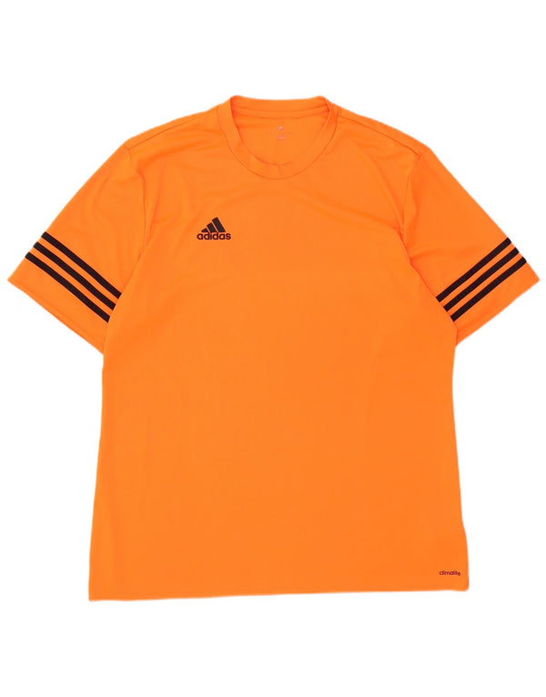 Camiseta masculina Adidas Climalite Top XL laranja poliéster
