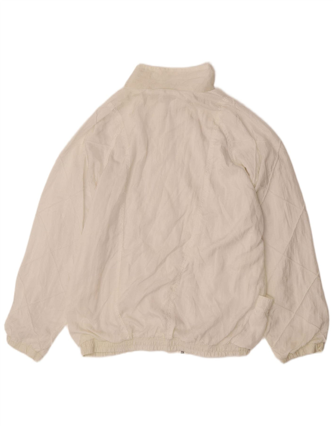 Jaqueta bomber masculina ativa UK 44 2XL poliamida branca