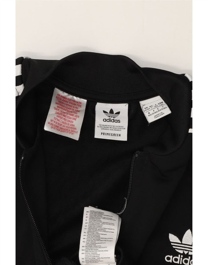 Casaco de treino Adidas Boys 13-14 anos preto poliéster