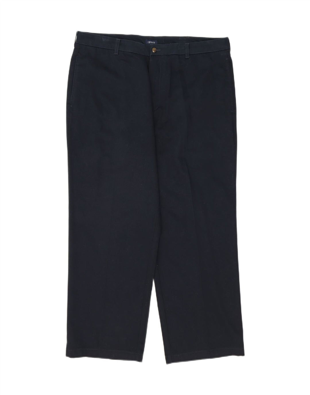 IZOD Mens Straight Chino Trousers W38 L29 Navy Blue Cotton Vintage Izod and Second-Hand Izod from Messina Hembry 