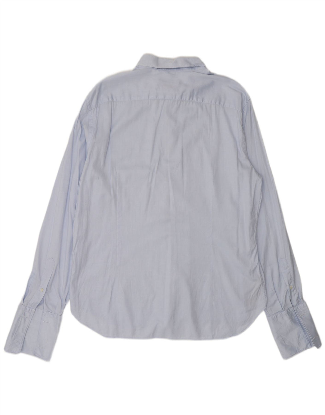 Camisa masculina MASSIMO DUTTI EU 44 XL algodão azul