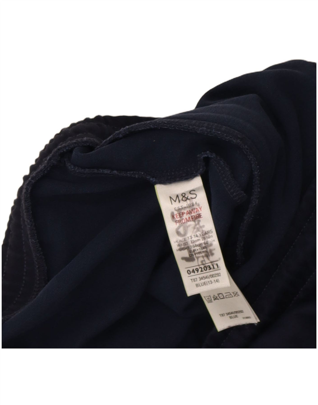 Marks & Spencer Boys Calças de treino Joggers 13-14 anos Azul marinho