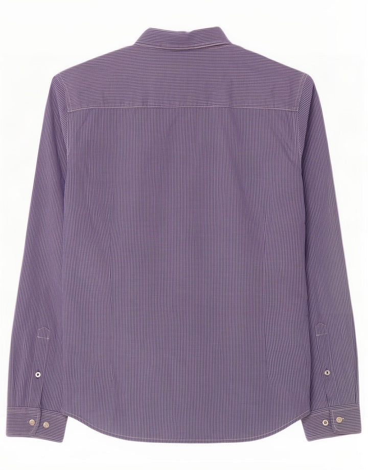 Camisa masculina Lee XL azul xadrez algodão