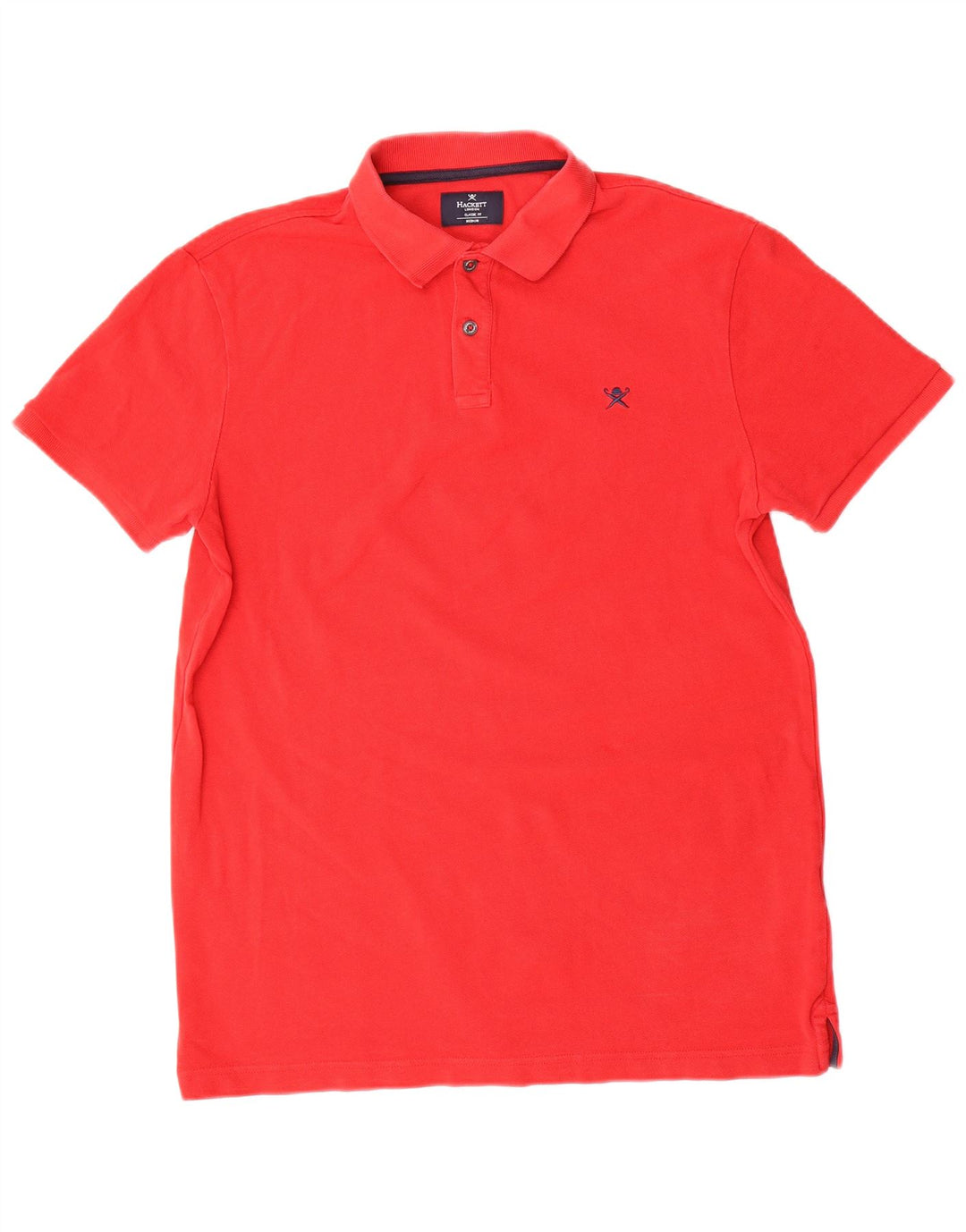 Camisa polo masculina Hackett Classic Fit médio algodão vermelho