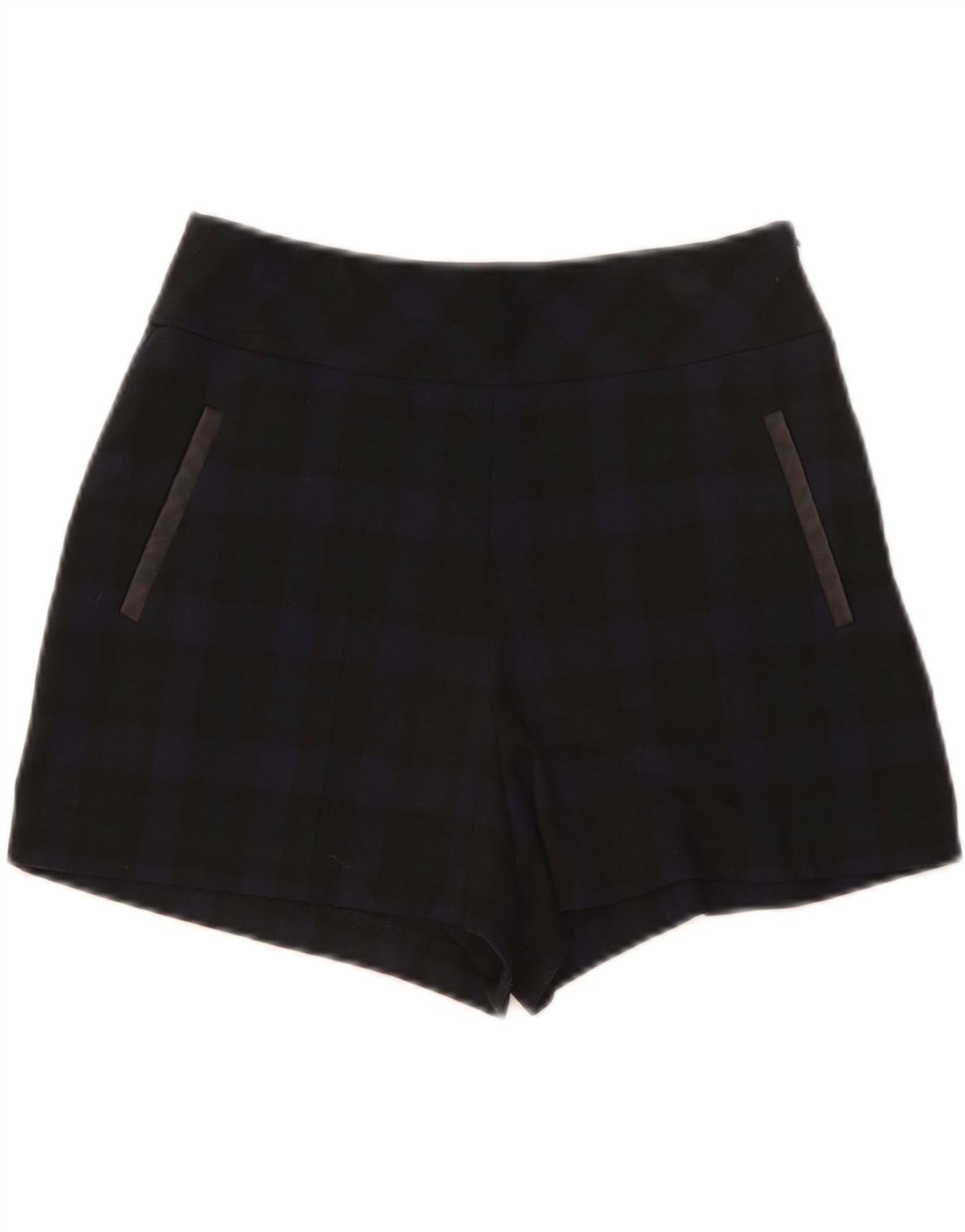 Shorts casuais femininos Oasis UK 10 pequenos W29 xadrez multicolorido